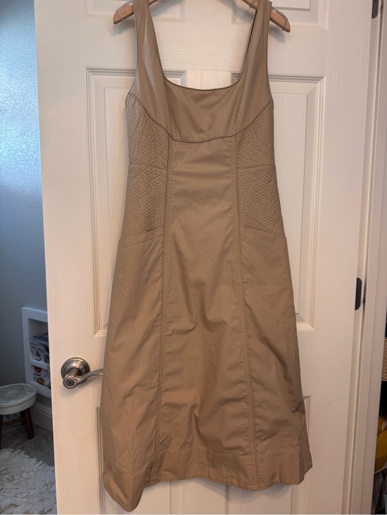 Banana Republic Dresses & Skirts - Banana Republic Tan Sleeveless A-Line Dress